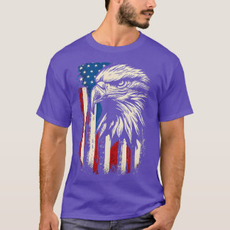 American Patriotic Eagle Designer T-Shirt