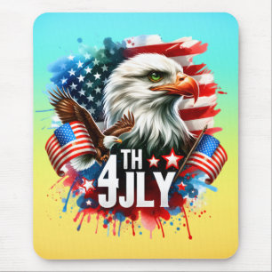 American Patriotic Eagle Sublimation-61905 Mouse Pad