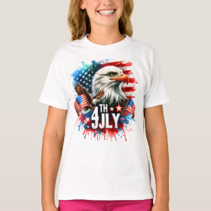 American Patriotic Eagle Sublimation-61905 T-Shirt