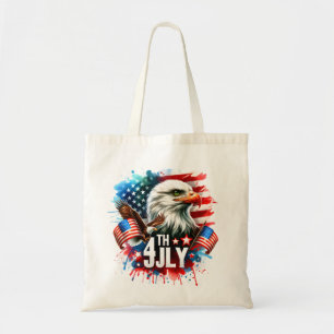 American Patriotic Eagle Sublimation-61905 Tote Bag
