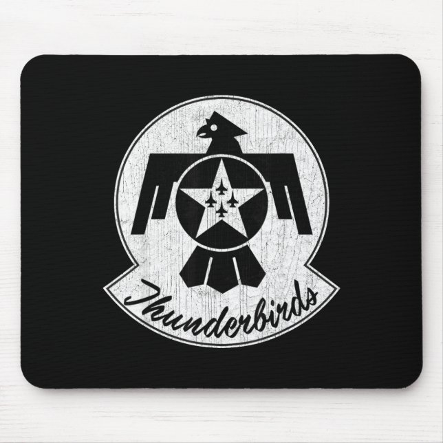 American Patriotic F16 Fighter 57th Wing Tbirds Gi Mouse Pad (Front)