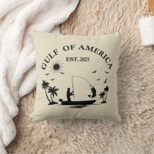 American Patriotic fishing pole Gulf of America Cushion