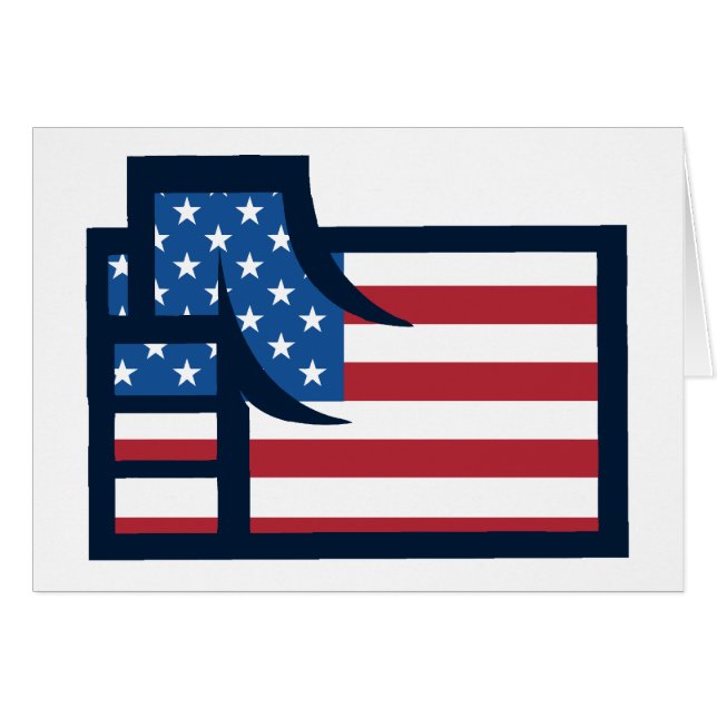 American Patriotic Fist (Front Horizontal)