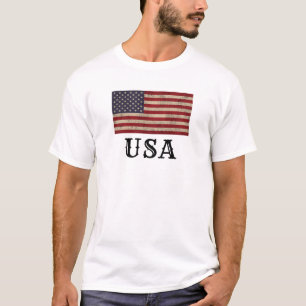 American Patriotic Flag Design T-Shirt
