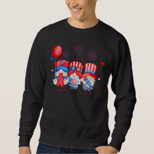 American Patriotic Gnomes USA Independence Day 4th Sweatshirt