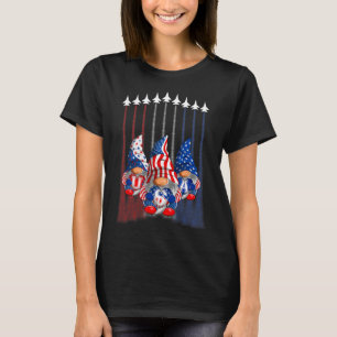 American Patriotic Gnomes Usa Independence Day 4th T-Shirt