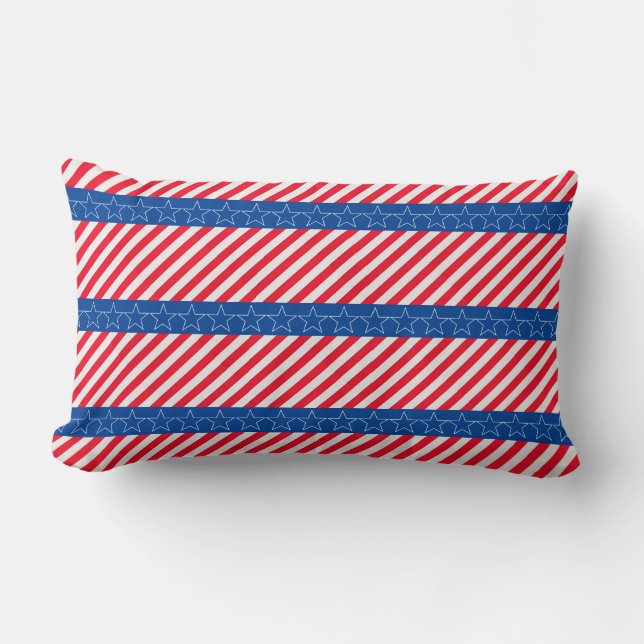 American patriotic  lumbar cushion (Front)