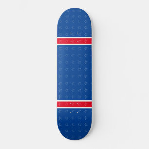 American patriotic skateboard
