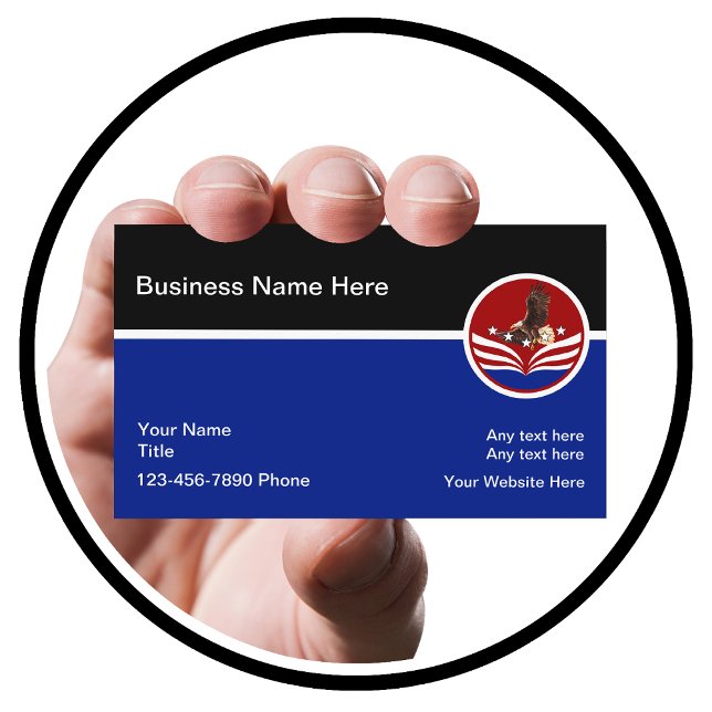 American Patriotic Theme Business Cards (Creator Uploaded)