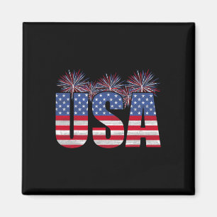 American Patriotic Usa Men Women Flag Usa Freedom Magnet