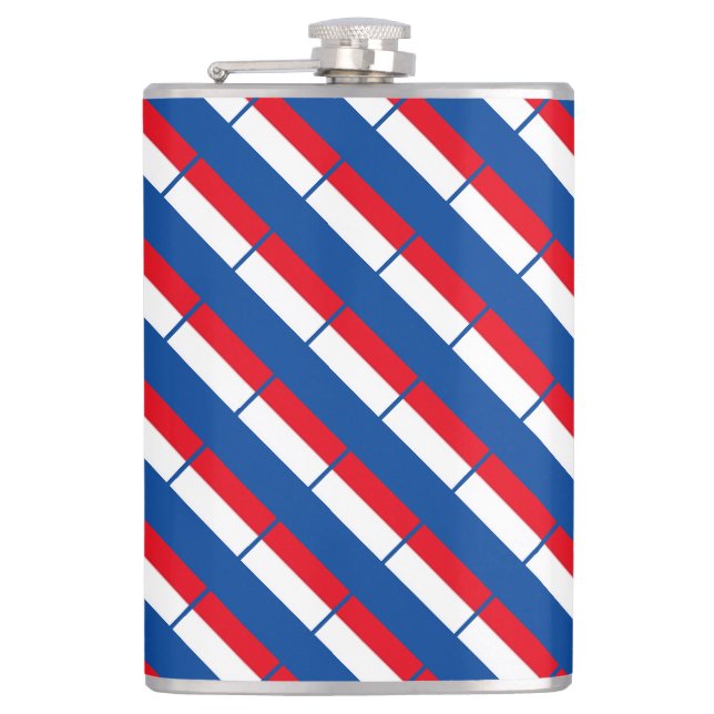American patriotic Vinyl Wrapped Flask (Front)