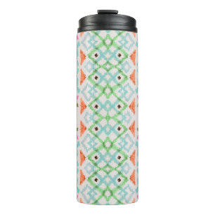 American pattern. Ikat seamless print. Vintage per Thermal Tumbler