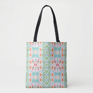 American pattern. Ikat seamless print. Vintage per Tote Bag