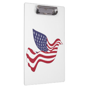 AMERICAN PEACE DOVE CLIPBOARD