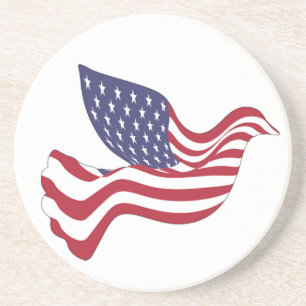 AMERICAN PEACE DOVE COASTER