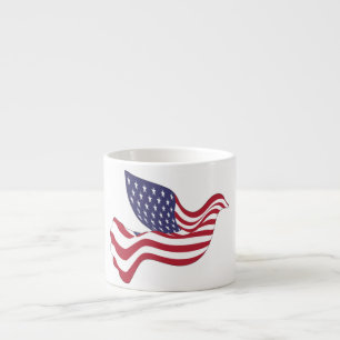 AMERICAN PEACE DOVE ESPRESSO CUP