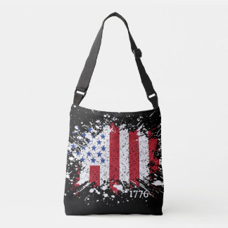 American Peace Flag 1776 American State National C Crossbody Bag