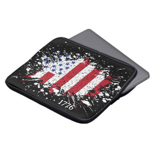 American Peace Flag 1776 American State National Laptop Sleeve