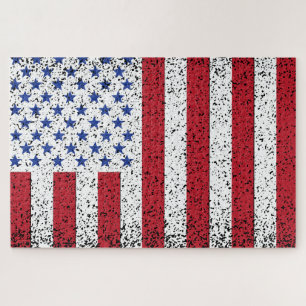 American Peace Flag American State National Jigsaw Puzzle