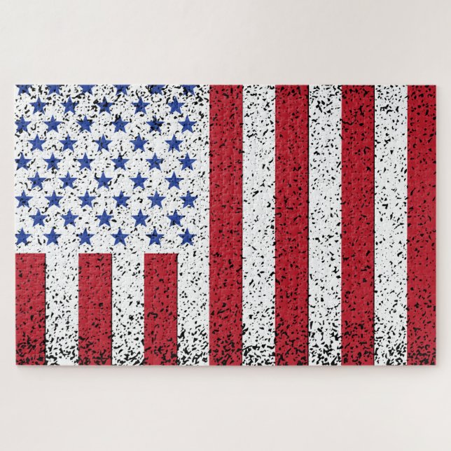 American Peace Flag American State National Jigsaw Puzzle (Horizontal)