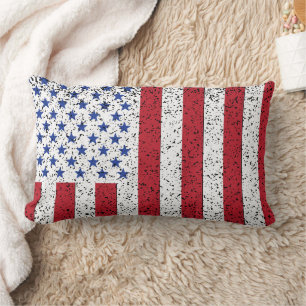 American Peace Flag American State National Lumbar Lumbar Cushion