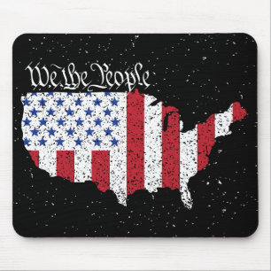 American Peace Flag We the People America Mouse Pa Pad