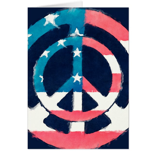 American Peace Sign grunge (Front)
