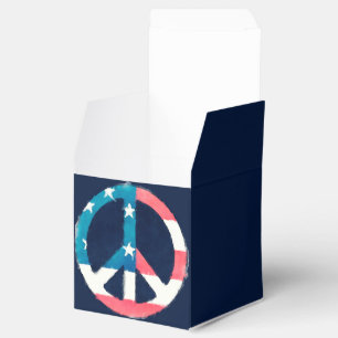 American Peace Sign grunge Favour Box