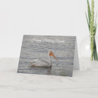 American Pelican on Mississippi River Birthday