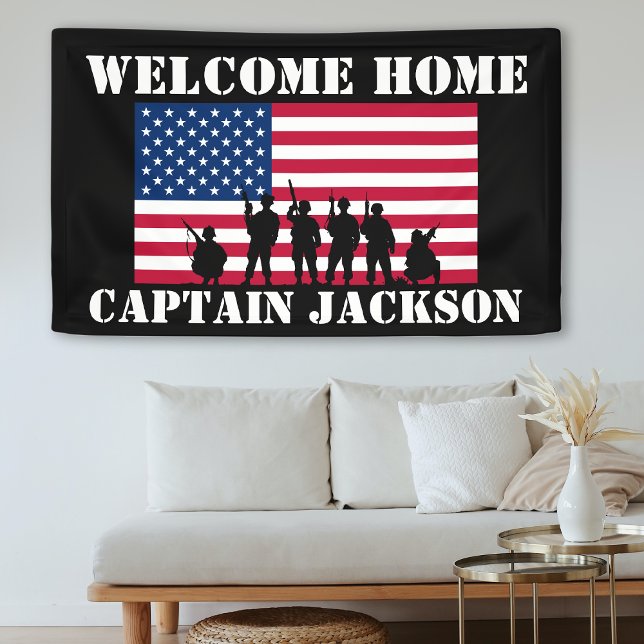 American Personalised Army Graduation Card Banner (Creator Uploaded)