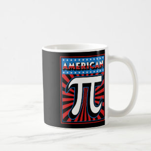 American Pi Patriotic Usa Flag Pie Lover Funny Mat Coffee Mug