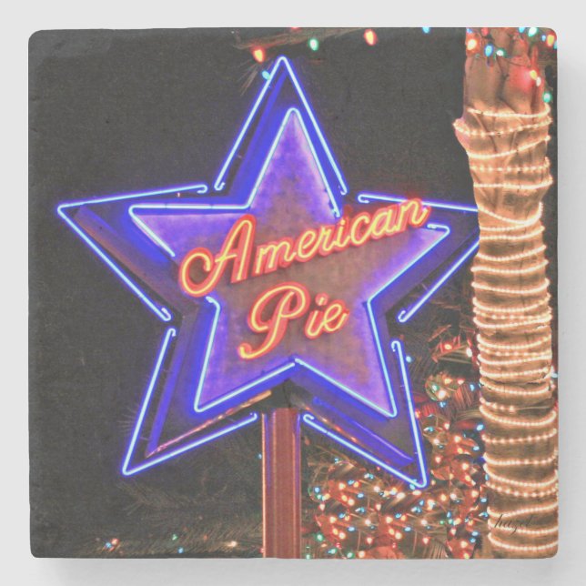 American Pie, American Pie Atlanta, American Pie Stone Coaster (Front)