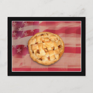 American Pie on Old Glory Postcard