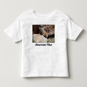 American Pika Perched on Rock Toddler T-Shirt