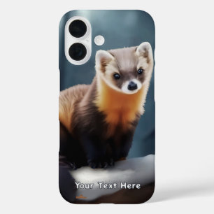 American Pine Marten iPhone 16 Case