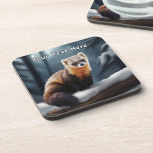 American Pine Marten Coaster