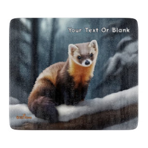 American Pine Marten Cutting Board