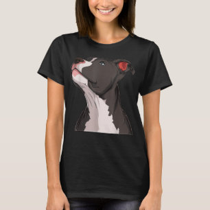 American Pit Bull Pitbull Terrier Dog Head Dog Can T-Shirt