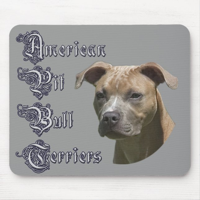 American Pit Bull Terrier (APBT) Mousepad (Front)
