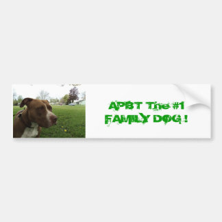 American Pit Bull Terrier Bumper Sticker