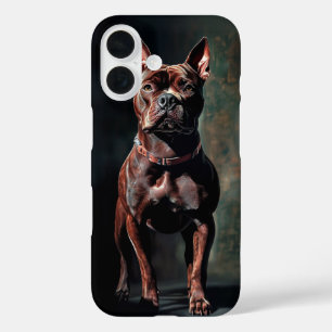 American pit bull terrier iPhone 16 case