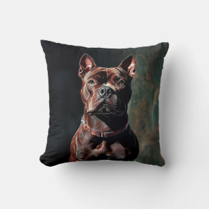 American pit bull terrier  cushion