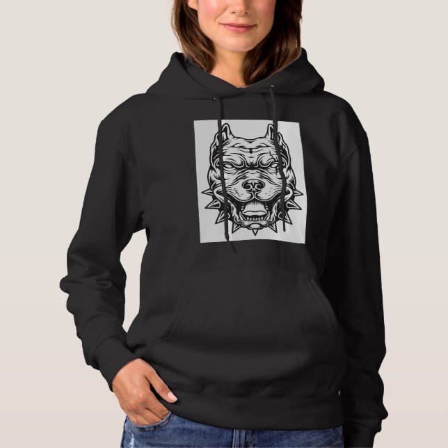 American Pit Bull Terrier Dog Breed Hoodie (Front)