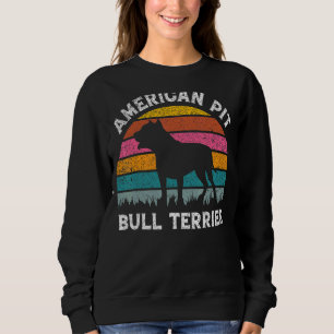 American Pit Bull Terrier Dog Sunset Sweatshirt