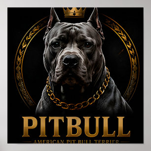 American Pit Bull Terrier Elite Guardian Collectio Poster