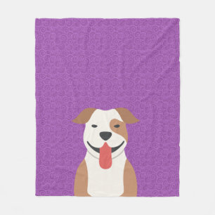 American Pit Bull Terrier Fleece Blanket