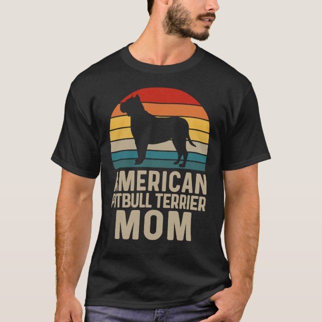 American Pit Bull Terrier Mum American Pit Bull Te T-Shirt (Front)