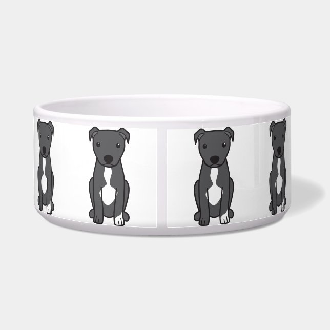 American Pit Bull Terrier (Natural Ears) (Back)