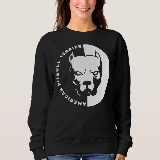 American Pit Bull Terrier Pitbull Dog Sweatshirt (Front)