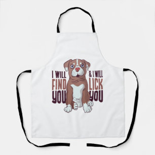American Pit Bull Terrier Puppy Dog Apron